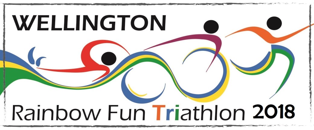 Rainbow fun triathlon logo Final v2